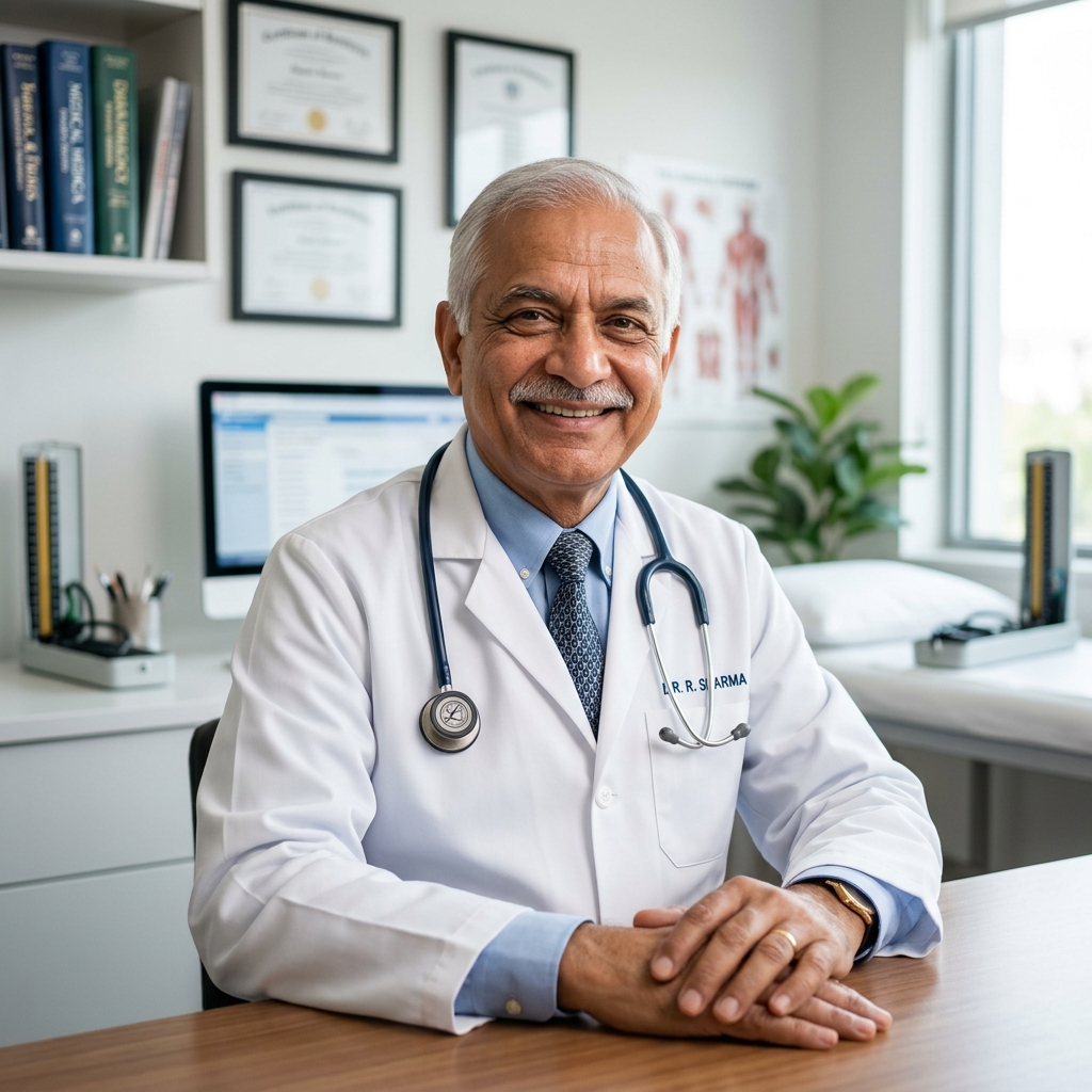 Modern doctor consulting chamber